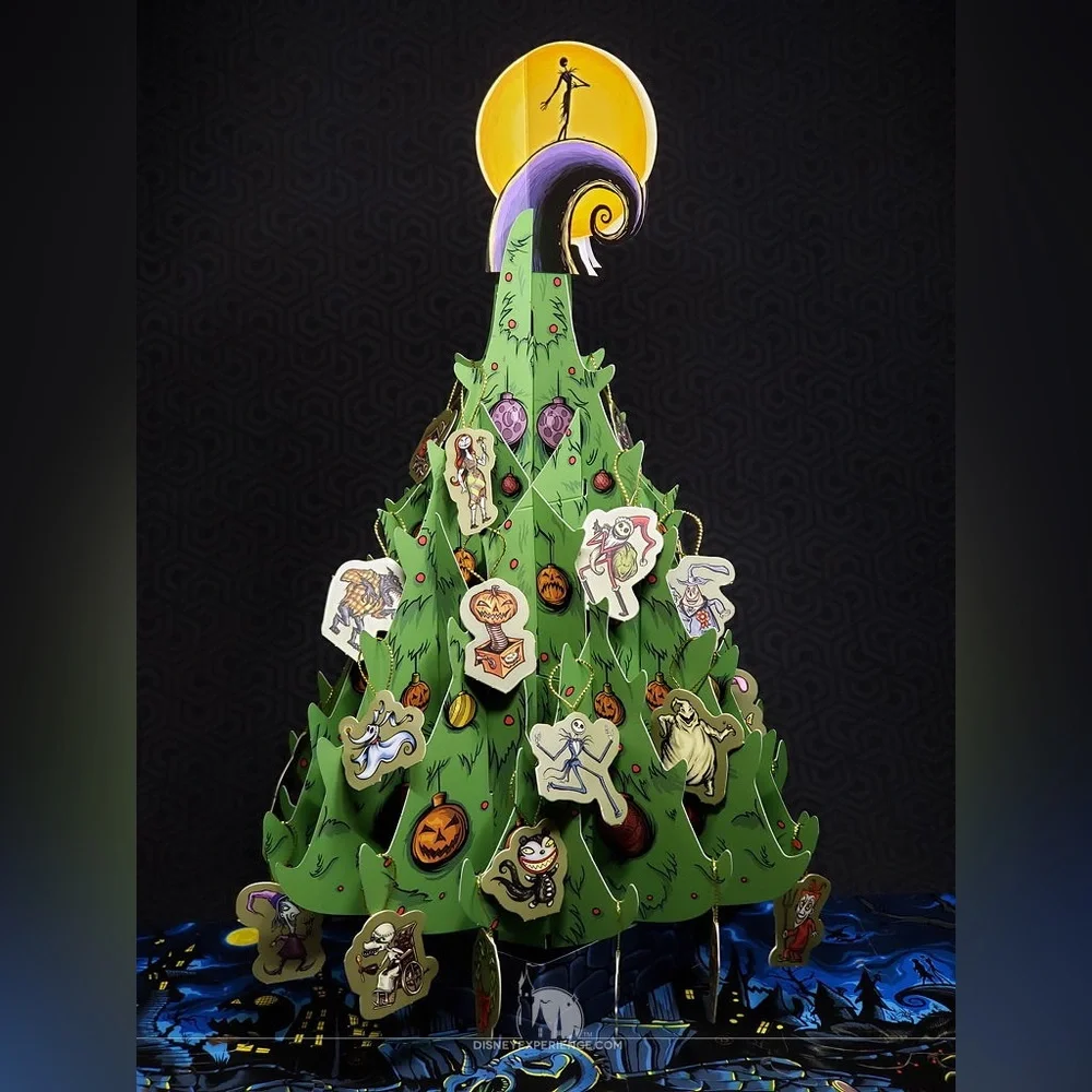 Disney Nightmare Before Christmas Pop-up Advent Calendar Tree Booklet‎